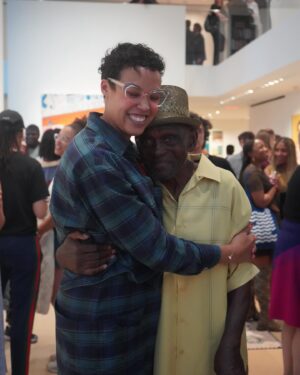 Jordan Casteel Instagram - 400 people in attendance and I might have hugged 95% of them lol

The opening of “Field of view” at @hillartfoundation was beyond anything I could have imagined. 10 years of paintings on the walls and 10  years of people I love in the room — a literal dream. ☁️ 💫

Huge thank you to the multitude of people who made this exhibition as magical as it is. This is a community through and through. @hillartfoundation @loh33 @caseykaplangallery @veronicalevitt @jenniferjaberhw @theearthwarrior @nyukid14 @damanibaker @chambersvintage @elizabethkarpevans @nillahippielove @batshevadress 

Fun fact: all of the flowers for the opening were picked from my garden in the HV and arranged with the help of @veronicalevitt 💞

On view through Nov 23
Open Tuesday–Saturday
11:00–5:00 PM

**most these photos are by my dear friend @waydemcintosh