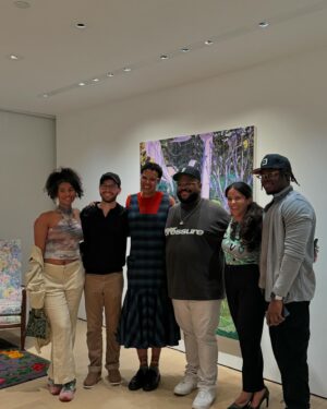 Jordan Casteel Instagram - 400 people in attendance and I might have hugged 95% of them lol

The opening of “Field of view” at @hillartfoundation was beyond anything I could have imagined. 10 years of paintings on the walls and 10  years of people I love in the room — a literal dream. ☁️ 💫

Huge thank you to the multitude of people who made this exhibition as magical as it is. This is a community through and through. @hillartfoundation @loh33 @caseykaplangallery @veronicalevitt @jenniferjaberhw @theearthwarrior @nyukid14 @damanibaker @chambersvintage @elizabethkarpevans @nillahippielove @batshevadress 

Fun fact: all of the flowers for the opening were picked from my garden in the HV and arranged with the help of @veronicalevitt 💞

On view through Nov 23
Open Tuesday–Saturday
11:00–5:00 PM

**most these photos are by my dear friend @waydemcintosh