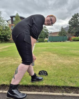 Julia Hamer-Bevis Instagram - Can't take her anywhere...... Iona Louise Cameron