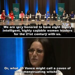 Julia Louis-Dreyfus Instagram - Honored to be the newest inductee to this fabulous coven! Today’s panel with the 8 Democratic Women Governors. @demgovs 
credit to @evanrosskatz