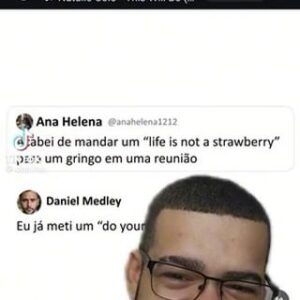 Júlia Rabello Instagram - Quem aí faz parte do inglês “criativo”? Qual a sua preferida? Uma que uso é: Fulano is a woody face. Ou Do your jumps, my friend. @ojonhan amei!