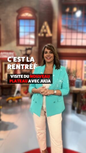 Julia Vignali Instagram - C'est la rentrée ! Nous sommes de retour avec de nouveaux épisodes inédits. Le plateau a été légèrement repensé, et on vous embarque pour une visite guidée avec Julia. 🔥