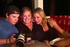 Julie Bowen Instagram - The kids go back to school today, and I am FORBIDDEN to post any “first day of…” pictures. Instead, I thought I’d give a quick peek of summer as captured by my oldest son. ❤️