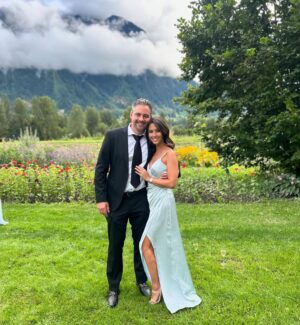 Kaitlyn Leeb Instagram - The most beautiful backdrop for a wedding I have ever seen. Congratulations @kellycamillel @zachillhouse 👰🏻‍♀️⛰️