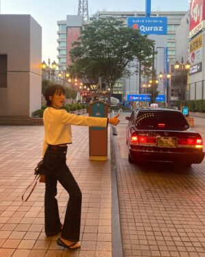 Kang Ji-young Instagram - 🚕?👀!🐽