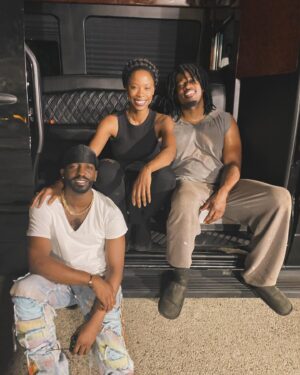 Karimah Westbrook Instagram - @oneelijahkelley x @davidbanner x @iambrittanyhall x @moriah_brown  x @directoralg x director @tangiebmoore = magic #BTS