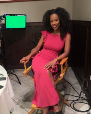 Karimah Westbrook Instagram - When I left Vancouver, I went straight to Atlanta. “You can call me Maddie now”. New work, new look, another story to tell. Look at God. I’ve been wanting to do a movie. Soooo thankful! #BTS