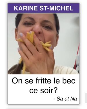 Karine St-Michel Instagram - Je ne pouvais pas passer sous le silence le talent de mes amies. HAHAHAHA 
Voici mon top 10 des cheers que j’ai reçu pendant le marathon. 😂 JE SUIS CRAMPÉE HAHAHAHA. 🤍
Merci @mtlmarathon et @beneva.ca pour cette belle initiative, c’est tellement le fun! 🤩