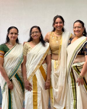 Karthika Muralidharan Instagram - Onam 2024 
Graced by Family , Friends , Food , Flowers , Farms and a whole lott of cuddles and love 
🌼💐🌻🌸🌺🌷🪻🪷💖💝💞