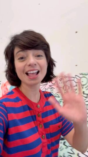 Kate Micucci Instagram - Half way through my 30 day art challenge! And I’m excited to announce that all the proceeds of my art show sales will go to @go2forlungcancer. Art will be online on Sept. 30th!