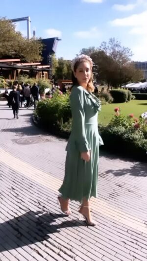 Katherine Ryan Instagram - When you catfished your husband exactly five years ago by acting demure on your wedding day and now you can return to the scene as the true brat that you are. #anniversary #copenhagen #tivoligardens #marriage @bobby_k__
