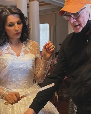Kathrine Narducci Instagram - Working with one of my all time favorites #barrylevinson . Can’t wait to see it in the theaters .  #movies