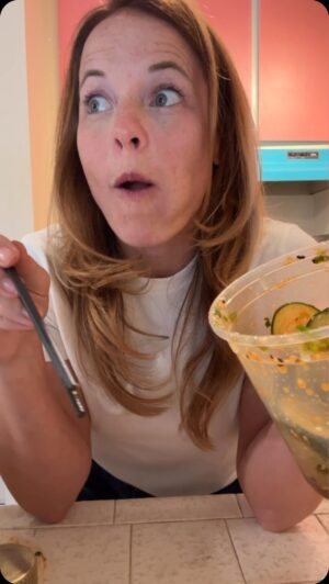 Katie Leclerc Instagram - I only eat 🥒 now @logansfewd