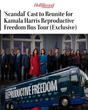 Katie Lowes Instagram - Hopping on the bus tour to fight for reproductive freedom. iwillvote.com #harriswalz