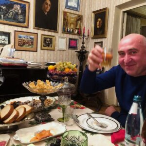 Katie Melua Instagram - I’ve sat at countless Georgian Supra tables.

Guests arrive to a feast where every inch of the table is covered in food. There is a toast master and toasts are made for every person at the table, as well as absent loved ones. 

I often wonder about how the younger generation will carry it on?

At first all that food might seem too extravagant, but what’s cool about those dishes is that they can last, after a supra we usually dine on that food for days. 

The supra can also be relaxed and informal, with people coming and going.

I love that the tradition hasn’t changed much from my grandparents to my parents’ generation. 

What traditions do you cherish from your home and how do you see them evolving?