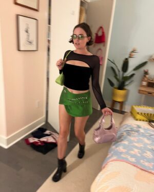 Kelley Heyer Instagram - brat summer you will always be famous! 🍏💚🔫
