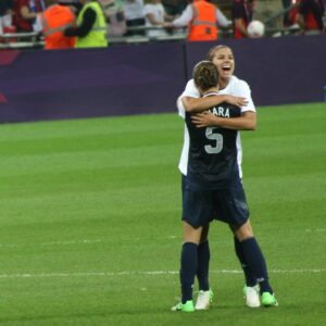 Kelley O'Hara Instagram - Al, I was not prepared for this uno reverse card!! Doesn’t feel real that you’ve played your last game. Any time I would look up and see you on the field, I knew we had a chance. You were a cheat code. Your late winners are gonna go down as legendary along with every other thing you did on that field. But what’s even more impressive is what you were able to do off of it. You changed the game of soccer and women’s sports forever and I know you’re just getting started. You are someone who I have always thought of as unstoppable. If you want to do something - you’re going to do it. Like turning off the alarm that made us miss our flights to LA after our 2015 post World Cup celebration shenanigans. But in all seriousness, WHAT A CAREER MY GIRL!!Grateful for all you are and all you will be! Can’t wait for all the good times ahead. Love you ❤️