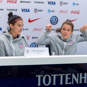 Kelley O'Hara Instagram - Al, I was not prepared for this uno reverse card!! Doesn’t feel real that you’ve played your last game. Any time I would look up and see you on the field, I knew we had a chance. You were a cheat code. Your late winners are gonna go down as legendary along with every other thing you did on that field. But what’s even more impressive is what you were able to do off of it. You changed the game of soccer and women’s sports forever and I know you’re just getting started. You are someone who I have always thought of as unstoppable. If you want to do something - you’re going to do it. Like turning off the alarm that made us miss our flights to LA after our 2015 post World Cup celebration shenanigans. But in all seriousness, WHAT A CAREER MY GIRL!!Grateful for all you are and all you will be! Can’t wait for all the good times ahead. Love you ❤️