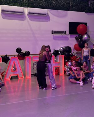 Kelly Sweeney Instagram - my goal as a teacher has always been to change the lives of my students, but I’ve found that they often change mine. ❤️
I’ve been training @faith.hedley for almost 2 years now, and for her 13th birthday, she invited me to australia to celebrate and surprise her friends with a class. not only am i honored, but i’m so grateful to have shared this special moment with my faithy. thank you faith and family for having me… and obv having bestie there was the cherry on top @gianina 🥳 til the next!! 🎉