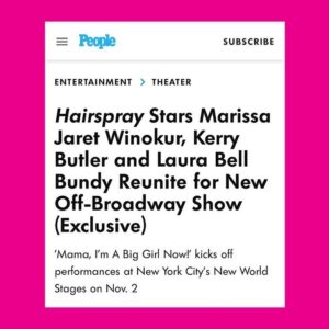 Kerry Butler Instagram - 💖Hey baby, hey baby look at us! Where is there a team that’s half as fabulous?💖

Mama, I’m a Big Girl Now is coming to New World Stages for a limited run beginning November 2. 

Tickets on sale Thursday 9/12. Check the link in bio for more info!