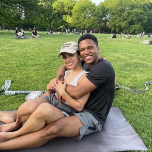 Kiana Madeira Instagram - My earth angel. Happy one year anniversary since being married!! In every lifetime it’s me & you. I love you so much @lovelladamsgray 💜 Thank you, Jesus! 🙏🏽✨🦋🐢💍

#LetsGrowOldAndAdamsGrayTogether 👵🏽🧓🏾