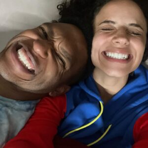Kiana Madeira Instagram - My earth angel. Happy one year anniversary since being married!! In every lifetime it’s me & you. I love you so much @lovelladamsgray 💜 Thank you, Jesus! 🙏🏽✨🦋🐢💍

#LetsGrowOldAndAdamsGrayTogether 👵🏽🧓🏾