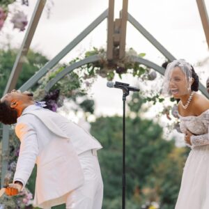 Kiana Madeira Instagram - My earth angel. Happy one year anniversary since being married!! In every lifetime it’s me & you. I love you so much @lovelladamsgray 💜 Thank you, Jesus! 🙏🏽✨🦋🐢💍

#LetsGrowOldAndAdamsGrayTogether 👵🏽🧓🏾