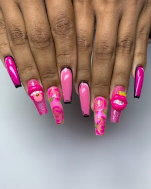 Kiera Hogan Instagram - 💕Hi Barbie 💕 with the body PERIODT 
Nails ✅
Hair ✅ 
Face pretty and if you know the rest we can be friends 😂
Ready to celebrate my birthday in Italy 🥳🇮🇹
Hair: @slayedbymatthew 
Nails: @aliciathenaildoctor 
Body: By me with coaching from @cezarbononi_
