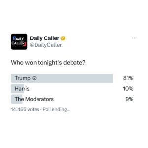 Kimberly Guilfoyle Instagram - Woah! Take a look at these post-debate polls! 🔥 (swipe) 👉