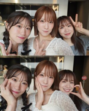 Kojima Karin Instagram - れーちゃんが滋賀に帰省するというので
同期で着いていきました🐾
⁡
⁡
#RINNU #バルーンスカート #ホワイトコーデ