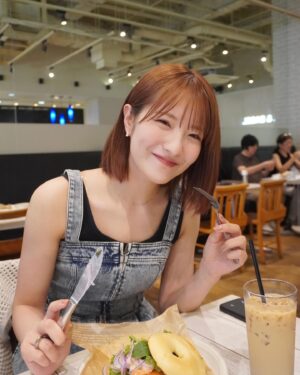 Kojima Karin Instagram - いっぱい食べた日🥯💭