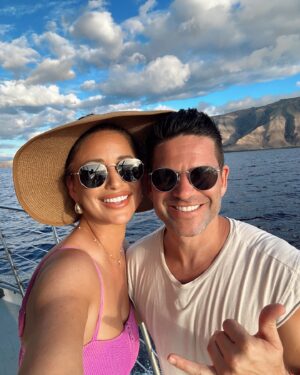 Kristen Doute Instagram - This pretty lady is engaged!!! Congratulations @kristendoute & @luke__broderick! He went fishing and caught a fiancé!  We love you two so so much! It was an honor to be included in this special moment! Love you two! Cheers to happily ever after! 

#kristendoute #niasanchez #engaged #niatravels #maui #mauifishingboat