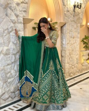 Krystle D'Souza Instagram - Tradition 🧿💚🙏🏻