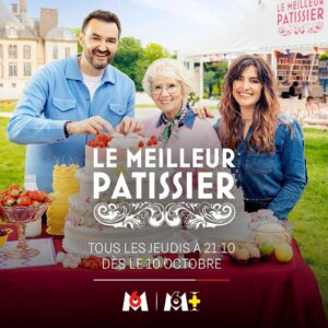 Laëtitia Milot Instagram - Renouveau pour la saison 13 du “Meilleur Pâtissier” ! 🧁😍   
Cette année, la comédienne @laetitiamilotofficiel rejoint le chef @cyril_lignac et @lacuisinedemercotte pour une nouvelle saison encore plus gourmande !   
Nos 14 pâtissiers amateurs devront rivaliser de technique et de créativité pour séduire le jury et impressionner les plus grands noms de la pâtisserie française. Une saison pleine de rebondissements, des épreuves renouvelées et des nouveautés qui s’annoncent mémorables avec, à la clé, le trophée tant convoité du Meilleur Pâtissier !   

#LMP, nouvelle saison, tous les jeudis à partir du 10 octobre à 21:10 sur @m6officiel et en streaming sur @m6plus