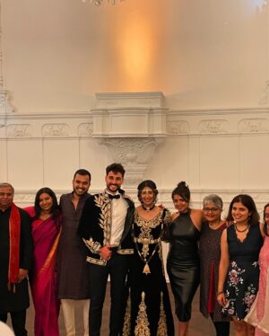 Lasya Nagaraj Instagram - The most beautiful wedding I have witnessed in recent times, to see the two cultures blend and celebrate like that was just so dreamy 🥲🥲❤️❤️

Thanks for having me Nats and you both make an absolutely stunning, perfect match 🤍
@natasha__kaushik and Youssef !!
#indianalgerianwedding #indian #algerian #weddings #india #africa #canada