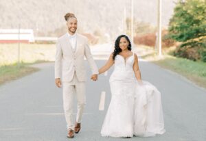 Latonya Williams Instagram - Celebrating one year of being your Mrs. Smith 💍👰🏾‍♀️🤵🏽‍♂️✨08/17/23✨

Feels like more than a year - time really does slow down when I’m enjoying every moment with you @ksmith.vision. 

Thank you for being even better than any man from my dreams✨

My favourite parts so far have been constantly making you laugh and (almost) having your baby 😄😘

❤️❤️❤️❤️❤️

Flawless hair by my wonderful and talented friend @aliciastyleshair all-day glam makeup by @afterglowstudios and my NAILS 💅🏾 @gelled.byjenny 

Shout out to @sorbett_piano_quintet for our beautiful ceremony music (SO GOOD)

Still can’t believe we pulled this off in such a short time frame @thi.williams - then again, I have you as a mother 😘

#wedding #weddinganniversary #areallovestory