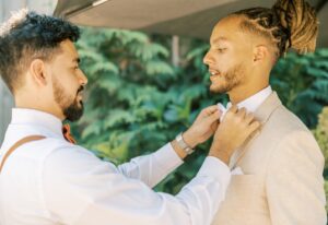 Latonya Williams Instagram - Celebrating one year of being your Mrs. Smith 💍👰🏾‍♀️🤵🏽‍♂️✨08/17/23✨

Feels like more than a year - time really does slow down when I’m enjoying every moment with you @ksmith.vision. 

Thank you for being even better than any man from my dreams✨

My favourite parts so far have been constantly making you laugh and (almost) having your baby 😄😘

❤️❤️❤️❤️❤️

Flawless hair by my wonderful and talented friend @aliciastyleshair all-day glam makeup by @afterglowstudios and my NAILS 💅🏾 @gelled.byjenny 

Shout out to @sorbett_piano_quintet for our beautiful ceremony music (SO GOOD)

Still can’t believe we pulled this off in such a short time frame @thi.williams - then again, I have you as a mother 😘

#wedding #weddinganniversary #areallovestory