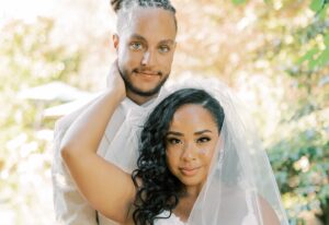 Latonya Williams Instagram - Celebrating one year of being your Mrs. Smith 💍👰🏾‍♀️🤵🏽‍♂️✨08/17/23✨

Feels like more than a year - time really does slow down when I’m enjoying every moment with you @ksmith.vision. 

Thank you for being even better than any man from my dreams✨

My favourite parts so far have been constantly making you laugh and (almost) having your baby 😄😘

❤️❤️❤️❤️❤️

Flawless hair by my wonderful and talented friend @aliciastyleshair all-day glam makeup by @afterglowstudios and my NAILS 💅🏾 @gelled.byjenny 

Shout out to @sorbett_piano_quintet for our beautiful ceremony music (SO GOOD)

Still can’t believe we pulled this off in such a short time frame @thi.williams - then again, I have you as a mother 😘

#wedding #weddinganniversary #areallovestory