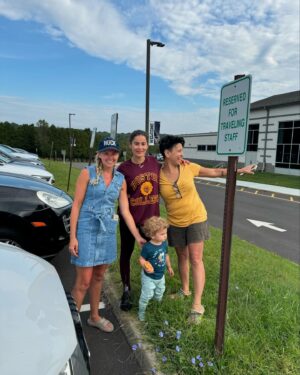 Laura Bell Bundy Instagram - Big day today! Cant believe my ‘ittle’ baby is such a big boy now.  So proud of you, Huckie!❤️

Thankful for the comradery of my Haytown mamas. @jessicachianne 😝