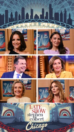 Laura Benanti Instagram - Our guests rocked #LateShowChicago! 🌟

#Colbert