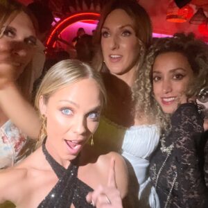 Laura Vandervoort Instagram - Thank you @wift.toronto and @canifff_ca for a fun night out celebrating art, fashion & women in film and television during @tiff_net week. I was inspired by so many women during the @wift.toronto event & can’t wait to get to work!!
:
:
:
:

Photos by  @photogeneeq
Dress @fitzroyrentals 
Jewlery @biko_official