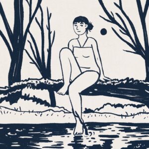 Laura White Instagram - Swimsuit season 🌞
.
.
#illustration #procreate #sketch #drawing #artwork
