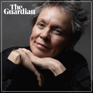 Laurie Anderson Instagram - “I’m an optimist for one single reason: you have a happier life,” Laurie tells the @Guardian, answering readers’ questions about writing letters to JFK, collaborating with William S. Burroughs, wrestling Andy Kaufman, reading @DavidBowie’s mind, performing for dogs, and more. You can read it at link in bio.

#WilliamSBurroughs #AndyKaufman #DavidBowie