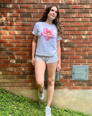 Lexia Hayden Instagram - Check out my baby tee @inprintwetrust.co
