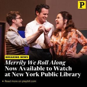 Lindsay Mendez Instagram - Hey, old friends! You can now watch @merrilyonbway at @nypl! Click the link in our bio for more details.