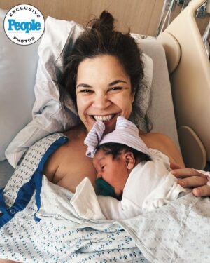 Lindsay Mendez Instagram - Lindsay Mendez is a mom again!

The actress, 41, who wrapped up a run in the revival of Merrily We Roll Along on Broadway this past summer, has welcomed her second baby, her first with husband J. Alex Brinson, a rep for the couple exclusively confirms to PEOPLE. Read more details in our bio link. | 📷: Courtesy of Lindsay Mendez and J. Alex Brinson