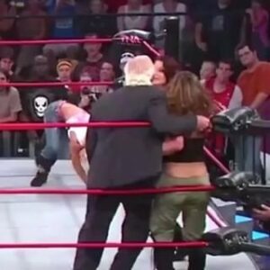 Lisa Marie Varon Instagram - Great memories! @ricflairnatureboy @themickiejames @tnawrestling