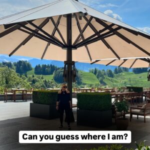 Lori Greiner Instagram - Sharing a few vaca pics. Last pic is of the biggest umbrella I think I’ve ever seen!! Have you ever seen one bigger? 😳😳