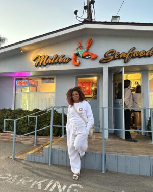 Lorraine Toussaint Instagram - Chillin with my girl in The Bu. So many memories…. Hard times and great times. Celebrating… Life!