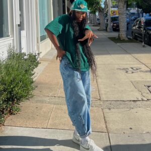 Lovie Simone Instagram - mean green machine